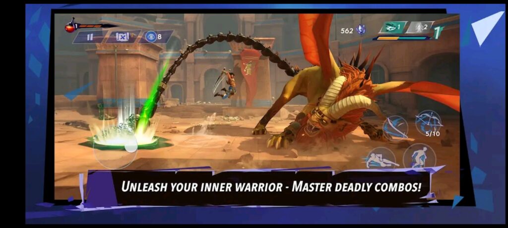 Prince of Persia Android sword fighting and rewind feature