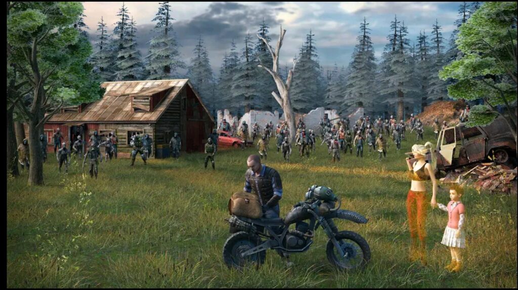 Dawn of Zombies Survival horror game with realistic zombie combat and shelter building