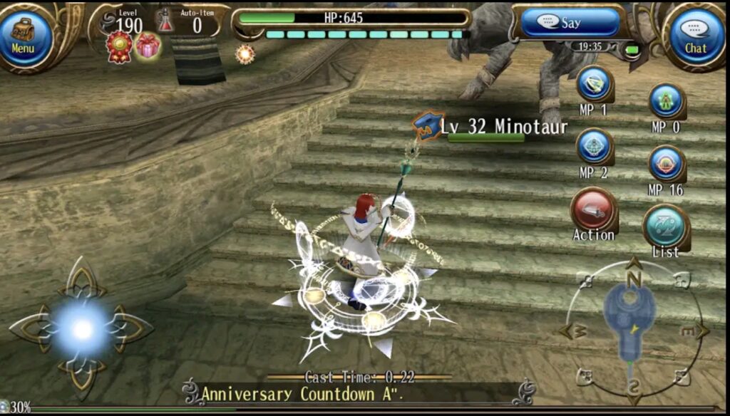 RPG Toram Online offline story mode with anime-style fantasy characters and RPG combat