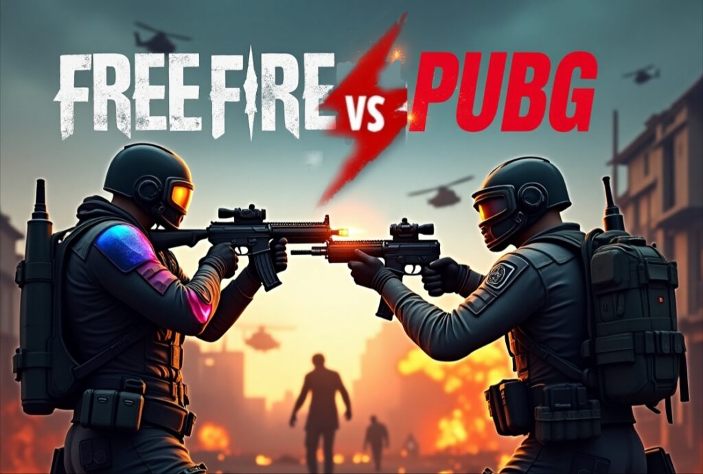 Free fire vs pubg who is best
